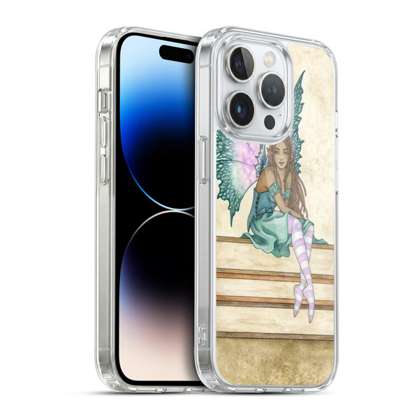 Amy Brown Lovely Fairies Green Pixie Soft Gel Case for Apple iPhone 14 Pro & MagSafe