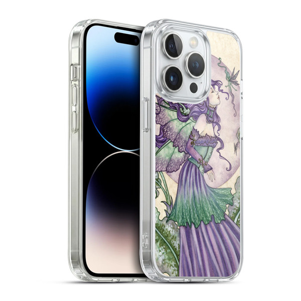 Amy Brown Lovely Fairies Pixie Gossip Soft Gel Case for Apple iPhone 14 Pro & MagSafe