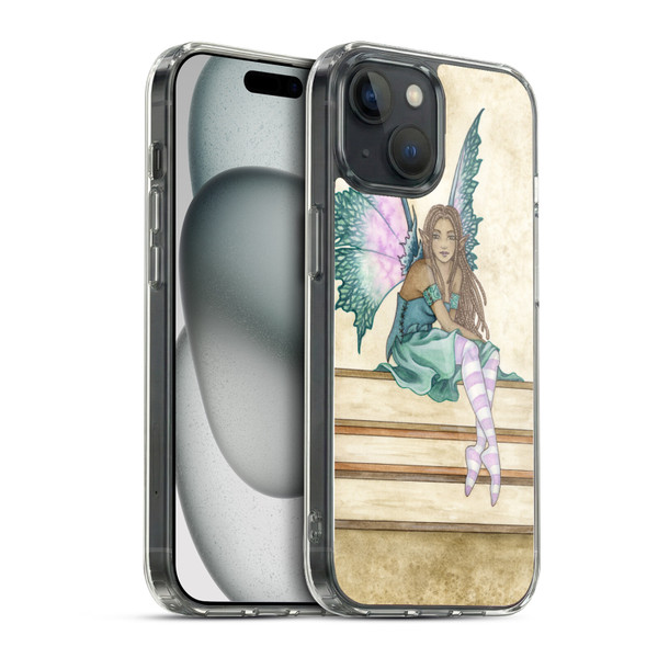 Amy Brown Lovely Fairies Green Pixie Soft Gel Case for Apple iPhone 15 & MagSafe