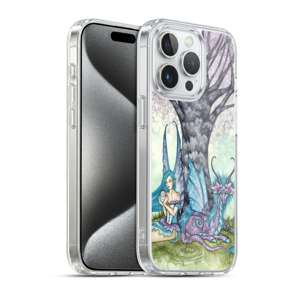 Amy Brown Lovely Fairies Dream Tree Soft Gel Case for Apple iPhone 15 Pro & MagSafe