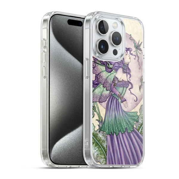 Amy Brown Lovely Fairies Pixie Gossip Soft Gel Case for Apple iPhone 15 Pro & MagSafe