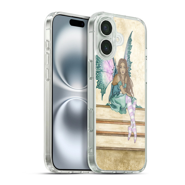 Amy Brown Lovely Fairies Green Pixie Soft Gel Case for Apple iPhone 16 Plus & MagSafe