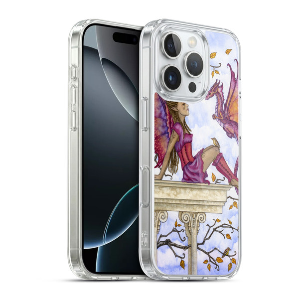 Amy Brown Lovely Fairies Purple Pixie Soft Gel Case for Apple iPhone 16 Pro & MagSafe