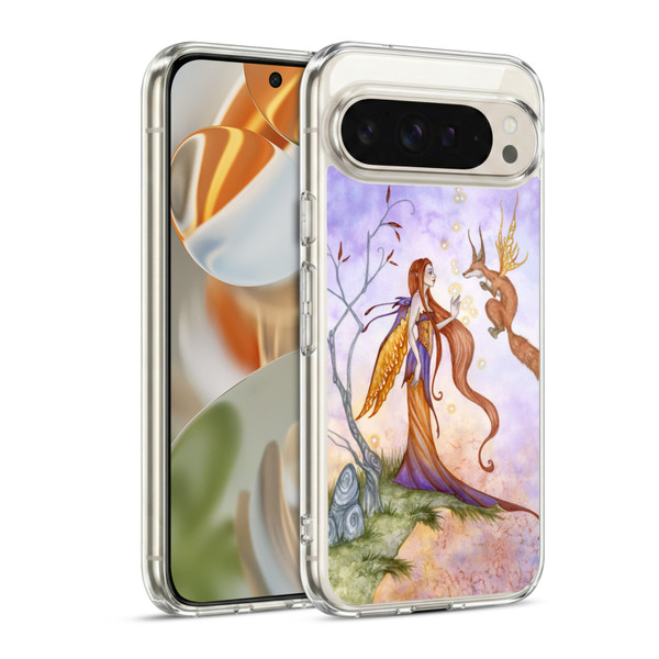 Amy Brown Lovely Fairies Cliffside Talks Soft Gel Case for Google Pixel 9 / Pixel 9 Pro