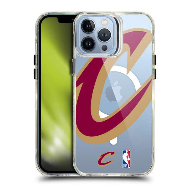 NBA Cleveland Cavaliers Logo Oversized Text SHOCKPROOF BUMPER CASE COMPATIBLE WITH Apple iPhone 13 Pro Max & MAGSAFE