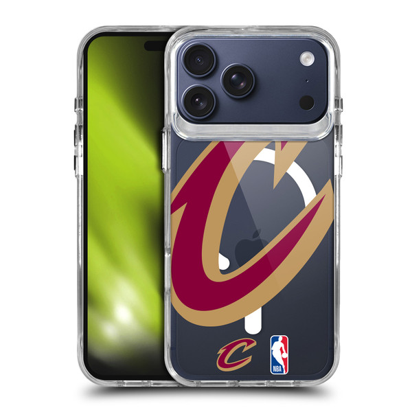 NBA Cleveland Cavaliers Logo Oversized Text SHOCKPROOF BUMPER CASE COMPATIBLE WITH Apple iPhone 17 Pro Max & MAGSAFE