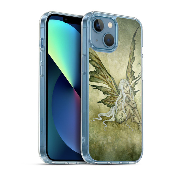 Amy Brown Pixies Greensprite Soft Gel Case for Apple iPhone 13 Mini & MagSafe