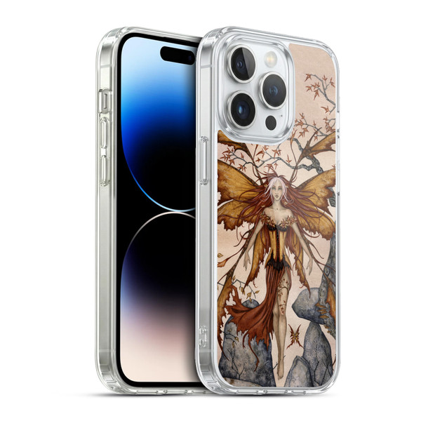 Amy Brown Pixies Autumn Soft Gel Case for Apple iPhone 13 Pro & MagSafe