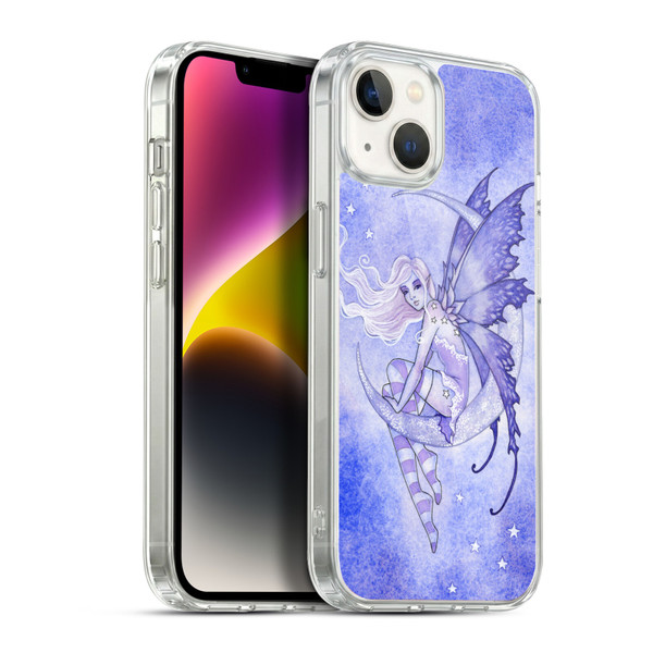 Amy Brown Pixies Moon Fae Soft Gel Case for Apple iPhone 14 Plus & MagSafe