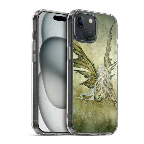 Amy Brown Pixies Greensprite Soft Gel Case for Apple iPhone 15 & MagSafe