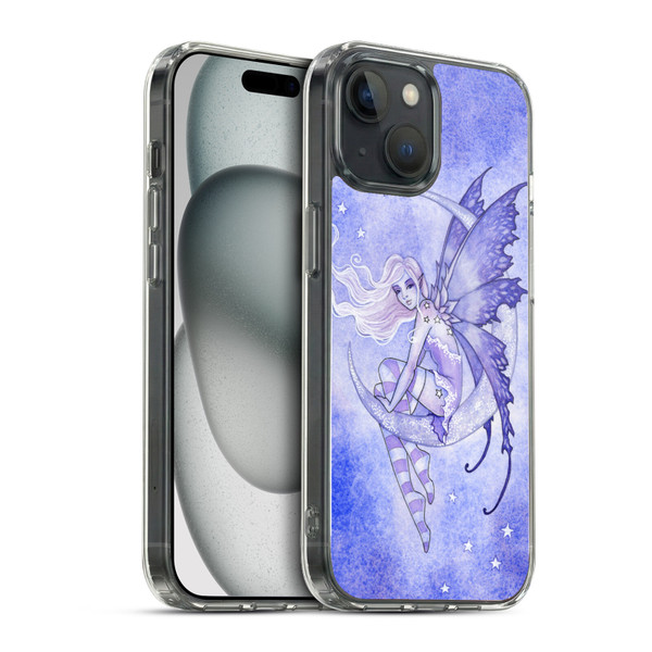 Amy Brown Pixies Moon Fae Soft Gel Case for Apple iPhone 15 & MagSafe