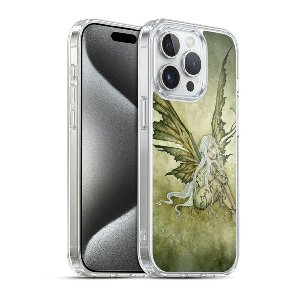 Amy Brown Pixies Greensprite Soft Gel Case for Apple iPhone 15 Pro & MagSafe