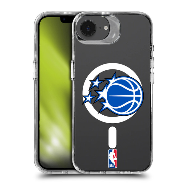 NBA Orlando Magic Logo Blue Ball SHOCKPROOF BUMPER CASE COMPATIBLE WITH Apple iPhone 16e / Apple iPhone 17e & MAGSAFE