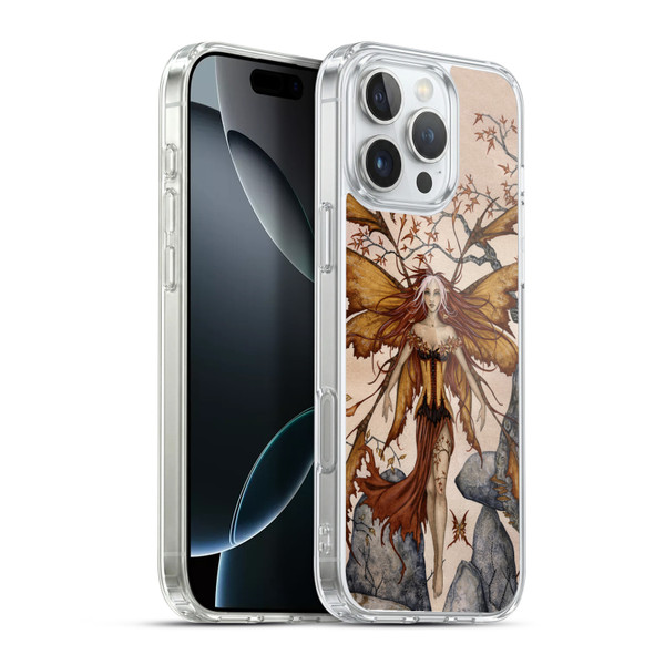 Amy Brown Pixies Autumn Soft Gel Case for Apple iPhone 16 Pro Max & MagSafe