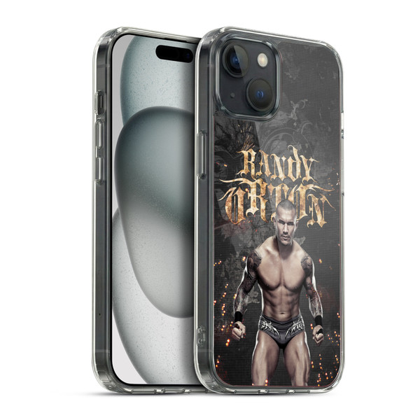 WWE Randy Orton LED Image Soft Gel Case for Apple iPhone 15 Plus & MagSafe