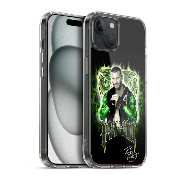 WWE Randy Orton RKO Image Soft Gel Case for Apple iPhone 15 Plus & MagSafe