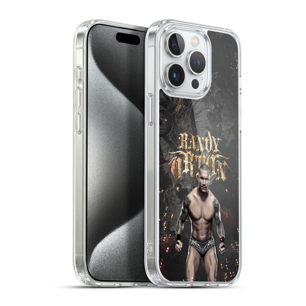 WWE Randy Orton LED Image Soft Gel Case for Apple iPhone 15 Pro Max & MagSafe