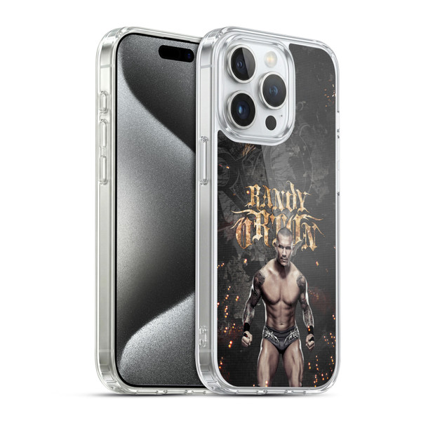 WWE Randy Orton LED Image Soft Gel Case for Apple iPhone 15 Pro & MagSafe