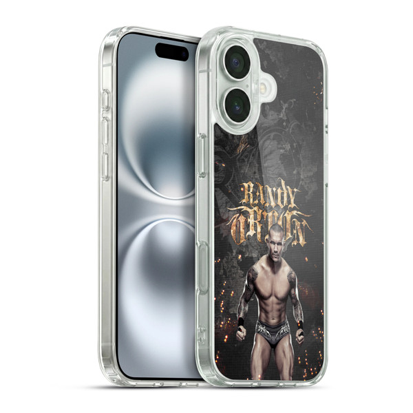 WWE Randy Orton LED Image Soft Gel Case for Apple iPhone 16 Plus & MagSafe