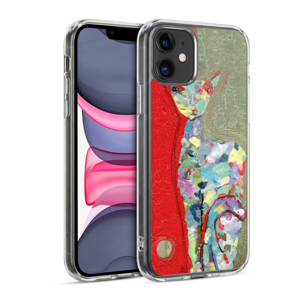Wyanne Cat Three Cent Attitude Soft Gel Case for Apple iPhone 11