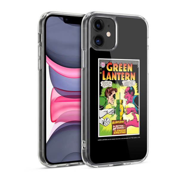 Green Lantern DC Comics Comic Book Covers Sinestro Soft Gel Case for Apple iPhone 11