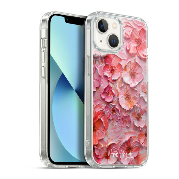 Nature Magick Paint Blobs Poppy Soft Gel Case for Apple iPhone 13