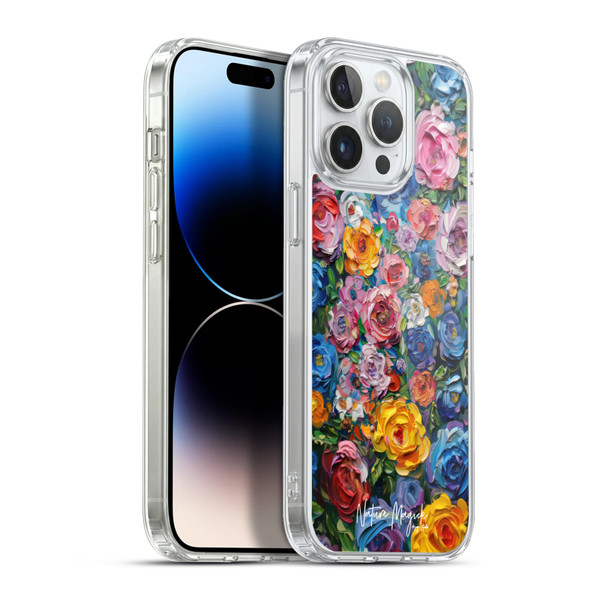 Nature Magick Paint Blobs Buds Soft Gel Case for Apple iPhone 13 Pro Max & MagSafe
