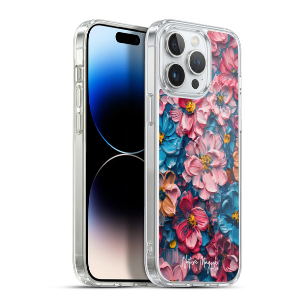 Nature Magick Paint Blobs Elegant Soft Gel Case for Apple iPhone 13 Pro Max & MagSafe