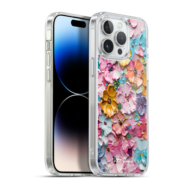Nature Magick Paint Blobs Pretty Soft Gel Case for Apple iPhone 13 Pro Max & MagSafe