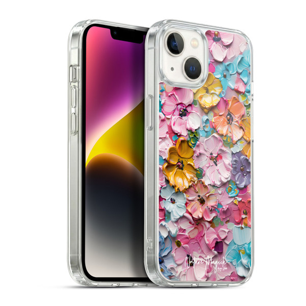 Nature Magick Paint Blobs Pretty Soft Gel Case for Apple iPhone 14 Plus & MagSafe