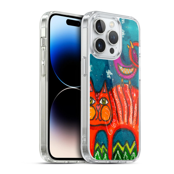 Wyanne Cat Birdy Got My Tail Kitty Soft Gel Case for Apple iPhone 13 Pro & MagSafe