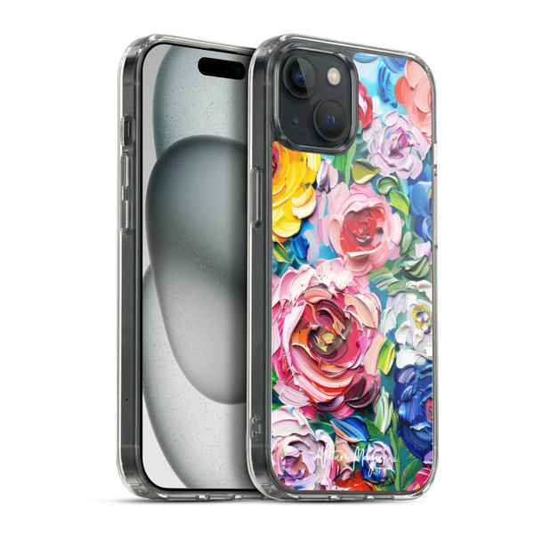 Nature Magick Paint Blobs Bloom Soft Gel Case for Apple iPhone 15 Plus & MagSafe
