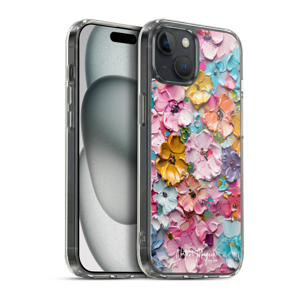Nature Magick Paint Blobs Pretty Soft Gel Case for Apple iPhone 15 Plus & MagSafe