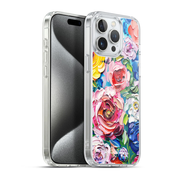 Nature Magick Paint Blobs Bloom Soft Gel Case for Apple iPhone 15 Pro Max & MagSafe