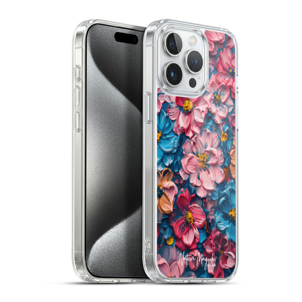 Nature Magick Paint Blobs Elegant Soft Gel Case for Apple iPhone 15 Pro Max & MagSafe