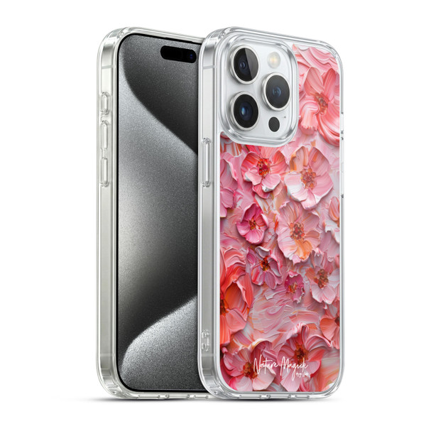 Nature Magick Paint Blobs Poppy Soft Gel Case for Apple iPhone 15 Pro & MagSafe