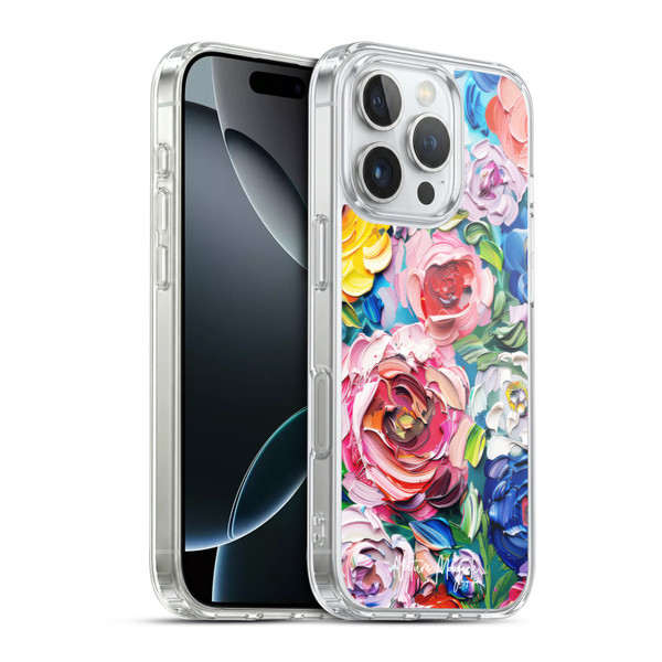 Nature Magick Paint Blobs Bloom Soft Gel Case for Apple iPhone 16 Pro & MagSafe