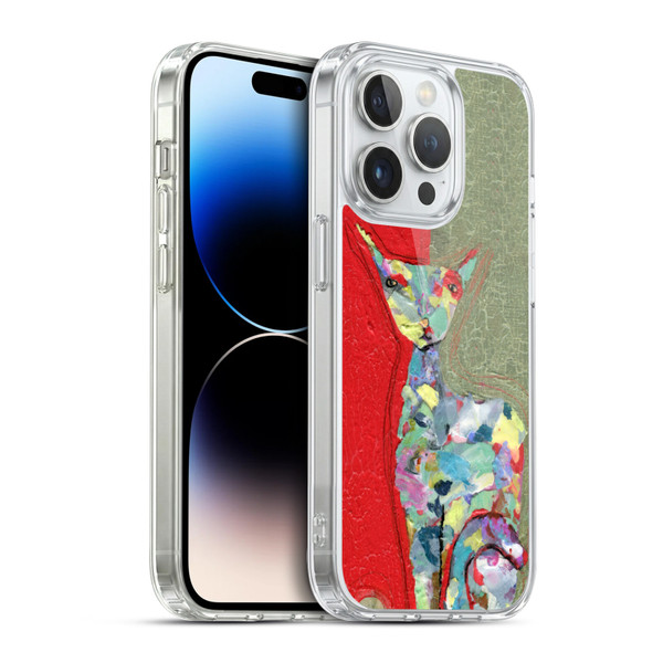 Wyanne Cat Three Cent Attitude Soft Gel Case for Apple iPhone 14 Pro & MagSafe