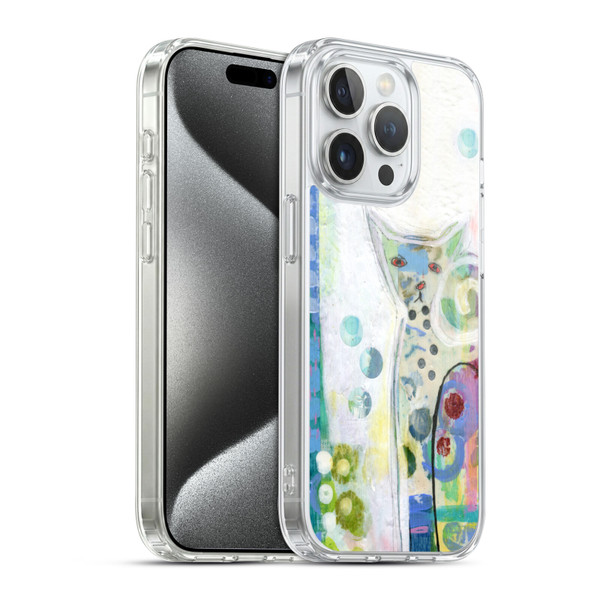Wyanne Cat Calico Cat Soft Gel Case for Apple iPhone 15 Pro & MagSafe