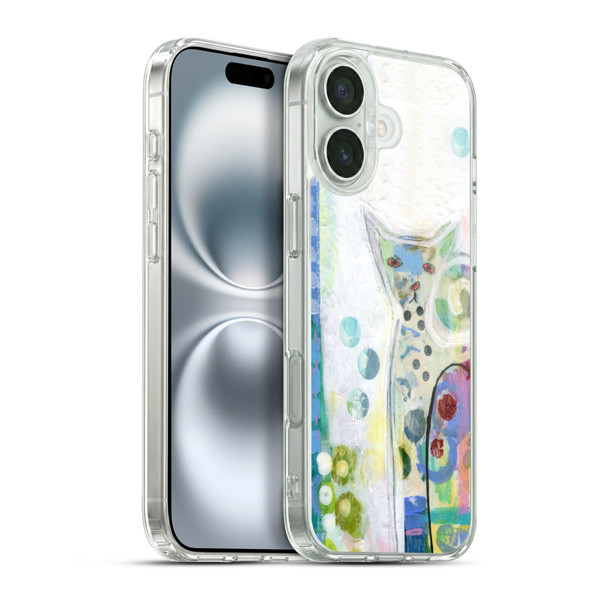Wyanne Cat Calico Cat Soft Gel Case for Apple iPhone 16 Plus & MagSafe