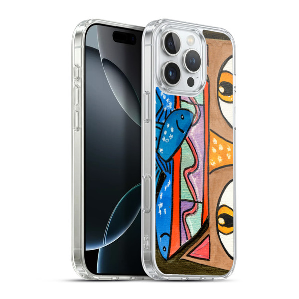 Wyanne Cat Kitty With Fish Bowl Hat Soft Gel Case for Apple iPhone 16 Pro Max & MagSafe