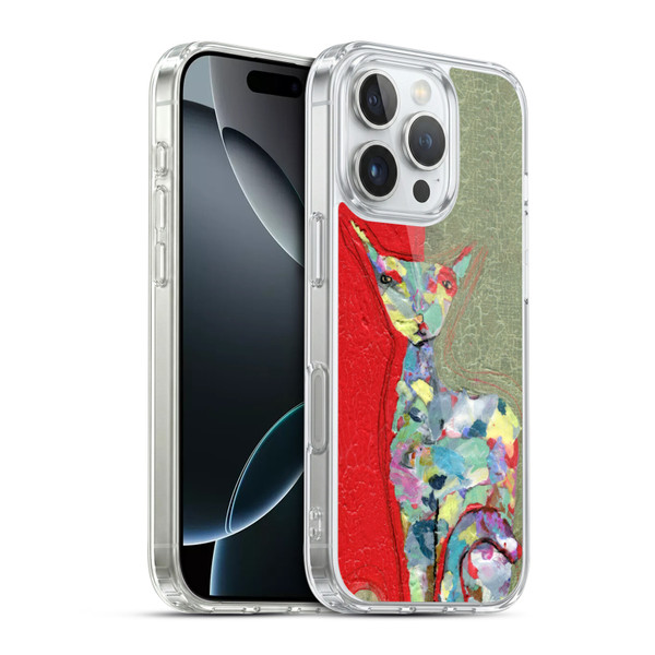 Wyanne Cat Three Cent Attitude Soft Gel Case for Apple iPhone 16 Pro & MagSafe