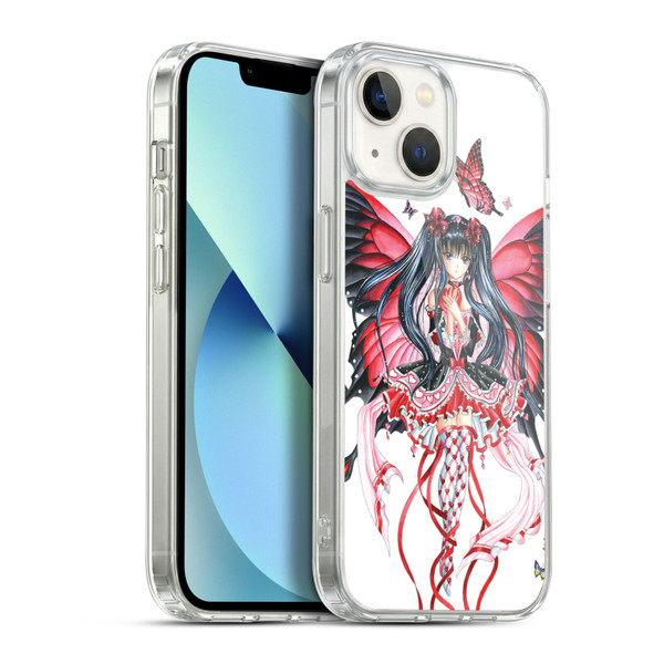 Nene Thomas Fairies Red Hearts Anime Soft Gel Case for Apple iPhone 13