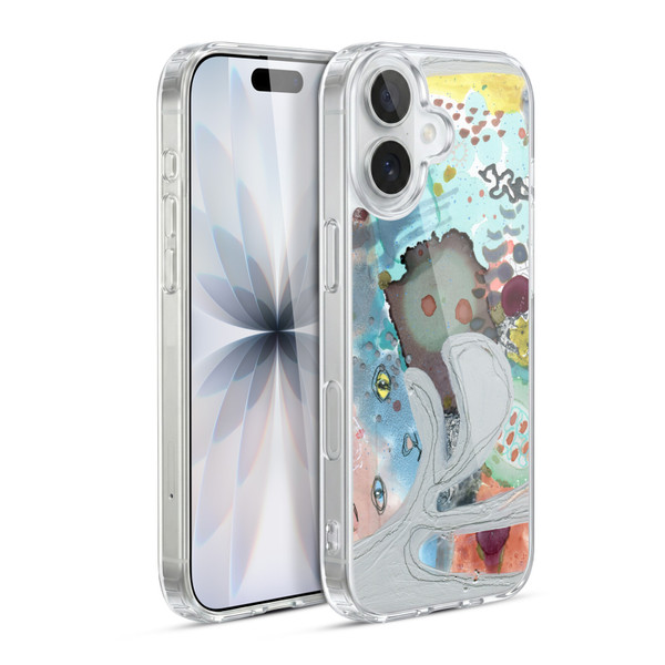 Wyanne Cat Abstract Kitty Soft Gel Case for Apple iPhone 17