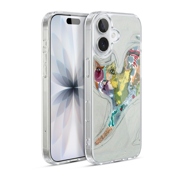 Wyanne Cat Abstract Kitty 2 Soft Gel Case for Apple iPhone 17