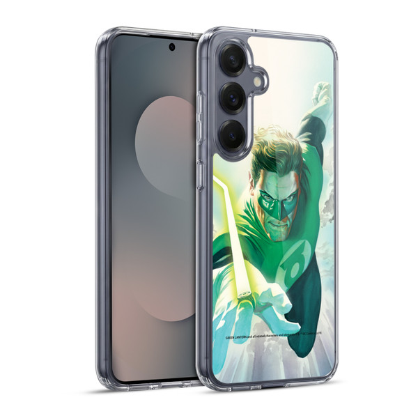 Green Lantern DC Comics Comic Book Covers Flight Soft Gel Case for Samsung Galaxy S25+ & MagSafe