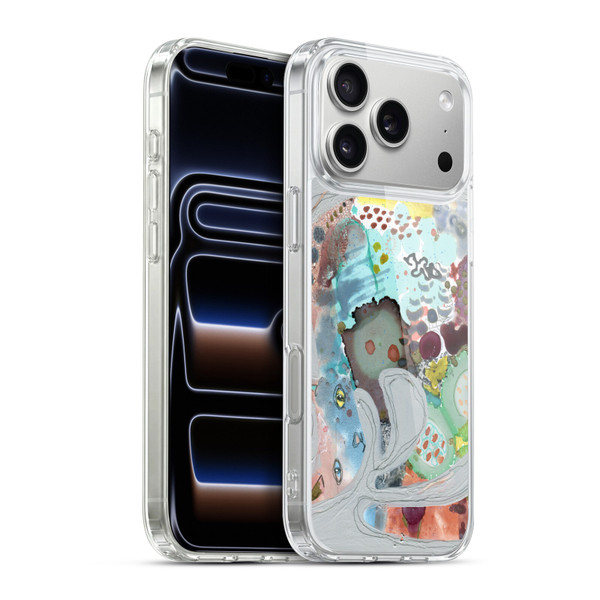 Wyanne Cat Abstract Kitty Soft Gel Case for Apple iPhone 17 Pro Max