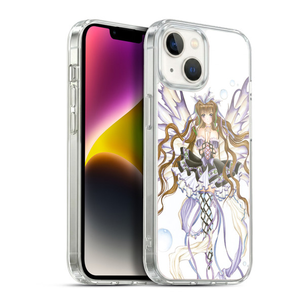 Nene Thomas Fairies Burgundy Wine Anime Soft Gel Case for Apple iPhone 14