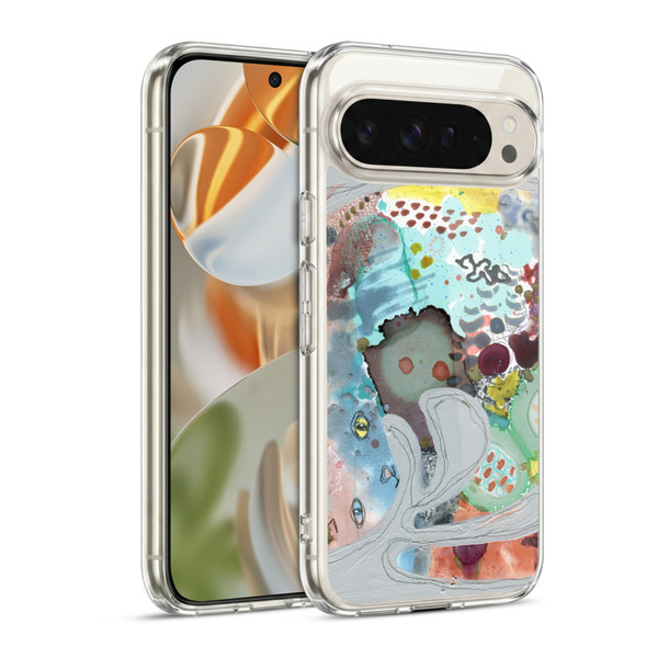 Wyanne Cat Abstract Kitty Soft Gel Case for Google Pixel 9 / Pixel 9 Pro