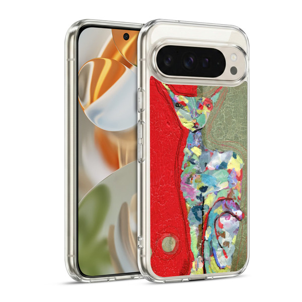 Wyanne Cat Three Cent Attitude Soft Gel Case for Google Pixel 9 / Pixel 9 Pro